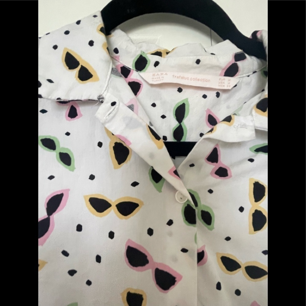 Zara Cap sleeve shirt - Picture 7 of 10